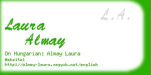 laura almay business card